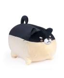 Auspicious Beginning Shiba Inu Plush Pillow Toy - 15.7 inch Black | Kawaii Stuffed Animal Cushion Doll for Birthday Gift - Buy Online on GoSupps.com