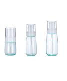 Hairdressing Spray Bottles Set - 30ml 60ml 80ml | Travel Size Cosmetic Atomizers for Makeup & Shampoo - Empty Blue Bottles - Buy Online on GoSupps.com