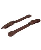 Hide & Drink Sturdy Durable Leather Single Spur Straps (2 Pieces) Cowboy Outfit Boots Rodeo Western Equipment Classic Vintage Style Handmade Bourbon Brown - Buy Online on GoSupps.com