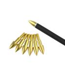 ZSHJGJR 24pcs Archery Target Field Points 75 Grain Gold Bullet Points for Hunting Practice - Buy Online on GoSupps.com