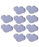 Set of 10 Grey Cloud-Shaped Furniture Knobs for Children's Rooms | Decorative Drawer Knobs - Buy Online on GoSupps.com