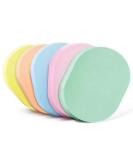 6 Pieces Natural Soft Powder Oval Makeup Sponges Facial Cleansing & Peeling Tools for Flawless Skin - Buy Online on GoSupps.com