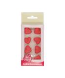 FunCakes Red Heart Sugar Decorations - Set of 8 | Perfect for Cakes Cupcakes & Baking | International Shipping Available - Buy Online on GoSupps.com