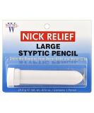 Nick Relief Large Styptic Pencil 0.875 oz - Fast-Acting Solution for Cuts and Nicks - Buy Online on GoSupps.com