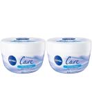NIVEA CARE Cream 200ml (2-Pack) - Fast-Moving Moisturizing Cream for Tender Smooth Skin - Ideal for Face & Body - Buy Online on GoSupps.com