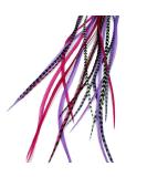 Queen Real Feather Hair Extensions - Set of 10 Feathers - Buy Online on GoSupps.com