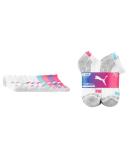 Puma Youth Girls 10-Pair No Show Socks | Cushioned Footbed | Mesh Ventilation | Arch Support | Size 4-9.5 - Buy Online on GoSupps.com