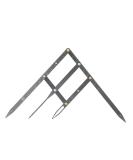 Salmue Golden Ratio Stainless Steel Eyebrow Ruler | Tattoo Measuring Caliper & Shaping Tool - Buy Online on GoSupps.com