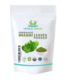 Organic Brahmi Leaf Powder - Ayurvedic Hair & Face Mask - 100g Pack - Herbal Magic's Bacopa Monnieri Powder - Buy Online on GoSupps.com