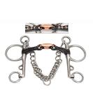 Shires Double Jointed Pelham With Sweet Iron Mouth 5" - Buy Online on GoSupps.com