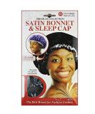 Premium Reversible Satin Bonnet & Sleep Cap by Donna - Black - Buy Online on GoSupps.com