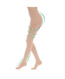 Women's Beige M Compression Pantyhose 20-30mmHg - Opaque, Closed Toe, Firm Support for Swelling, Edema, Varicose Veins - Buy Online on GoSupps.com