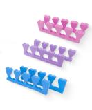 Buy 3 Couples Sponge Toe Spreaders | Cotton Toe Dividers & Soft Foam Separator Set for Perfect Pedicure & Manicure - Buy Online on GoSupps.com