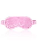 ACWOO Cooling Eye Mask with Gel Beads | Hot Cold Therapy for Puffy Eyes, Migraine Relief, Dark Circles - Reusable | Swollen Eyes, Sinus Pain - B Pink - Buy Online on GoSupps.com