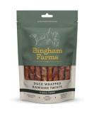 Bingham Farms Duck Wrapped Rawhide Twist Dog Treat - Dental Chew Nutritious Natural Flavour High Protein Small - 8 pk - 80 g Duck 80 g (Pack of 1) - Buy Online on GoSupps.com