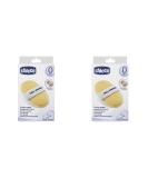 Chicco Gentle Sponge Glove (Pack of 2) - Soft Yellow Baby Bath Gloves for Gentle Cleansing - International Shipping Available - Buy Online on GoSupps.com