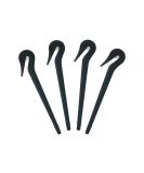 Kinbom 4-Piece Hair Band Remover Set - Elastic Ponytail Cutter Tool for All Hair Types (Black) | Efficient & Easy Hair Band Removal - Buy Online on GoSupps.com