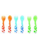 Munchkin Colorful Forks and Spoons 6 Pieces (1 Pack) - Buy Online on GoSupps.com