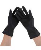 Beaupretty Professional Black Latex Gloves for Hair Intake - Reusable Handheld Salon Accessories (2 Pairs) - Buy Online on GoSupps.com