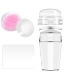3-Piece Nail Art Stamper Kit - Clear Silicone Nail Stamp Set for French Manicure & Designs - Buy Online on GoSupps.com