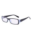 Buy Blue Light Locking Glasses | Anti-Glare Anti-Reflective Eyewear for Reading Gaming and Screen Use - Lightweight Square Nerd Eyeglasses - Buy Online on GoSupps.com