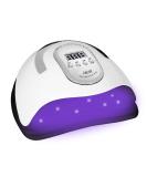 Timpou 280W Professional Nail Lamp | Fast Drying LED+UV Dual Light Source with 66 Lamp Beads and Timer Function - Buy Online on GoSupps.com