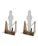 ATFLBOX 2 Pcs Resetting Metal Shooting Practice Targets for Airsoft Pistol BB Guns - Outdoor and Indoor Use - Buy Online on GoSupps.com