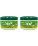 Buy TABAIBA Aloe Vera Cream - 2 Units 600ml (300ml each) | Hydrating Face & Body Moisturizer | International Shipping Available - Buy Online on GoSupps.com