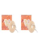 Foamie Solid Shower Gel with Papaya & Oat Milk | Vegan Plastic-Free & Silicone-Free | Massage Effect for Intensive Care (80g Pack of 2) - Buy Online on GoSupps.com