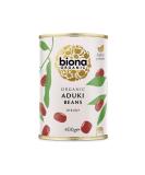 Biona Organic Aduki Beans 400g - Natural & Nutritious - Pack of 1 - Buy Online on GoSupps.com