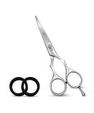 Barber Scissors 6.5 - Stainless Steel Hair Cutting Shears by Majestik+ - Lightweight & Razor Edge for Salon Standard Haircuts - Buy Online on GoSupps.com