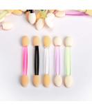 CHSYOO 300pcs Disposable Sponge Eyeshadow Applicator & Double-Sided Brush - Best Makeup Tools for Flawless Application - International Shipping Available - Buy Online on GoSupps.com