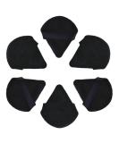 Triangle Powder Puff - 6 Black Cotton Sponges Reusable & Washable for Loose Powder Ideal for Dry & Wet Makeup - Buy Online on GoSupps.com