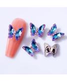 3D Nail Art Rhinestone Crystal AB Butterfly Charms Sparkle Nail Decoration Jewerlry Hand Craft DIY Accessories (MJ11) - Buy Online on GoSupps.com