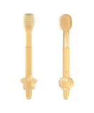 SHARE&CARE Baby Toothbrush and Tongue Cleaner Set for Toddler Oral Care - Soft Silicone Brush - Buy Online on GoSupps.com