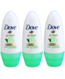 Dove Go Fresh Cucumber & Green Tea Scent Anti-Perspirant Deodorant Roll-On 50ml (1.7 Fluid Ounce). (Pack Of 3) - Buy Online on GoSupps.com