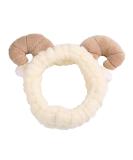 STOBOK Makeup Horn Headband - Cartoon Elastic Hair Band for Washing Face - Plush Hair Accessories - Buy Online on GoSupps.com
