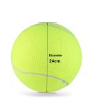 LUOEM Large Tennis Ball for Pets - 9.5 Inch Outdoor Sports Ball for Dogs | Durable & Fun Playtime - Buy Online on GoSupps.com