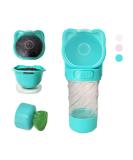 PetSoign 3-in-1 Pet Water Bottle Food Container & Waste Bag Holder - Travel Essential for Pets - Buy Online on GoSupps.com
