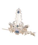 Beaupretty Chinese Hair Coronet Set | Hanfu Headdress & Hair Pins for Women & Girls | Traditional Silver Hair Accessories - Buy Online on GoSupps.com