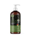 Greenpet Salmon Oil for Dogs & Horses - 1L Omega-3 Fish Oil for Shiny Fur & Vital Skin | Premium Norwegian Salmon Oil for Optimal Fur Care - Buy Online on GoSupps.com