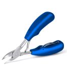 URAQT Toenail Clippers - Precision Nail Cutter for Thick Nails - Stainless Steel Heavy Duty Clippers for Ingrown Thick Toenails - Blue - Buy Online on GoSupps.com