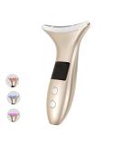 8 Modes & 3 Color Gold Facial Massager Device - Best International Shipping - Buy Online on GoSupps.com