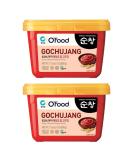 O Food Gochujang Korean Traditional Brown Rice Red Pepper Hot Chilli Paste 500g (Pack of 2) by CNMART - Buy Online on GoSupps.com