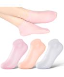 Silicone Moisturizing Socks for Cracked Skin - 3 Pairs Anti-Slip Aloe Gel Socks for Men & Women - Buy Online on GoSupps.com
