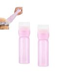 Root Comb Applicator Bottle Hair Dye Applicator Brush Portable Hair Oil Applicator Bottle Squeeze Bottle Applicator Brush For Hair Dye Home Salon Pink*2pcs - Buy Online on GoSupps.com