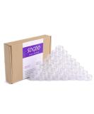 120 Empty 5g Plastic Cosmetic Sample Jars with Lids - Clear Pots for Makeup, Nails, Jewelry - 120 Count Pack - Buy Online on GoSupps.com