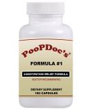 Poopdoc Constipation Relief Formula 1 - 180 Capsules | Natural Constipation Relief - Buy Online on GoSupps.com