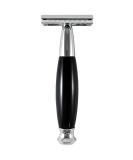 Hans Baier Exclusive Safety Razor - Premium Acrylic Black | International Shipping - Buy Online on GoSupps.com