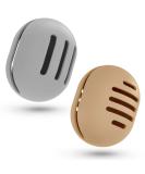 Fauxomor Makeup Sponge Storage - 2-Pack Breathable Silicone Beauty Blender Travel Bags for All Sizes - Sustainable Gray & Khaki - Buy Online on GoSupps.com
